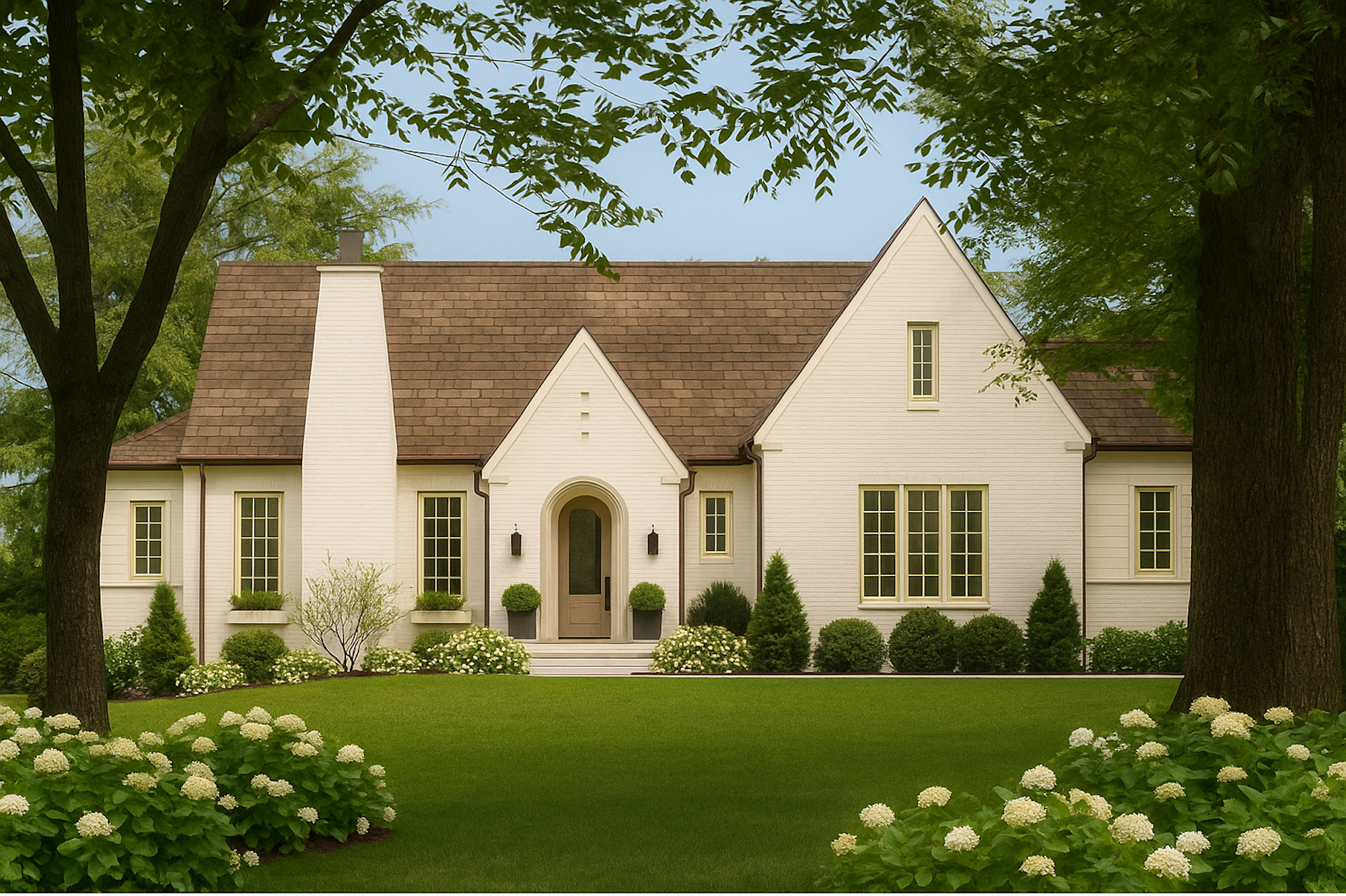 Front Elevation Rendering Lineage Design Build