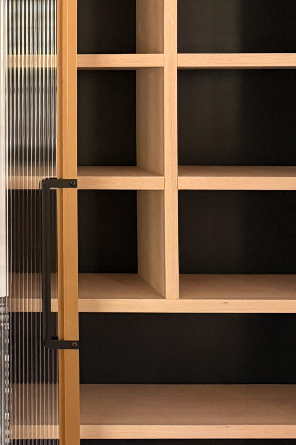 Custom White Oak Shelving Custom Carpentry